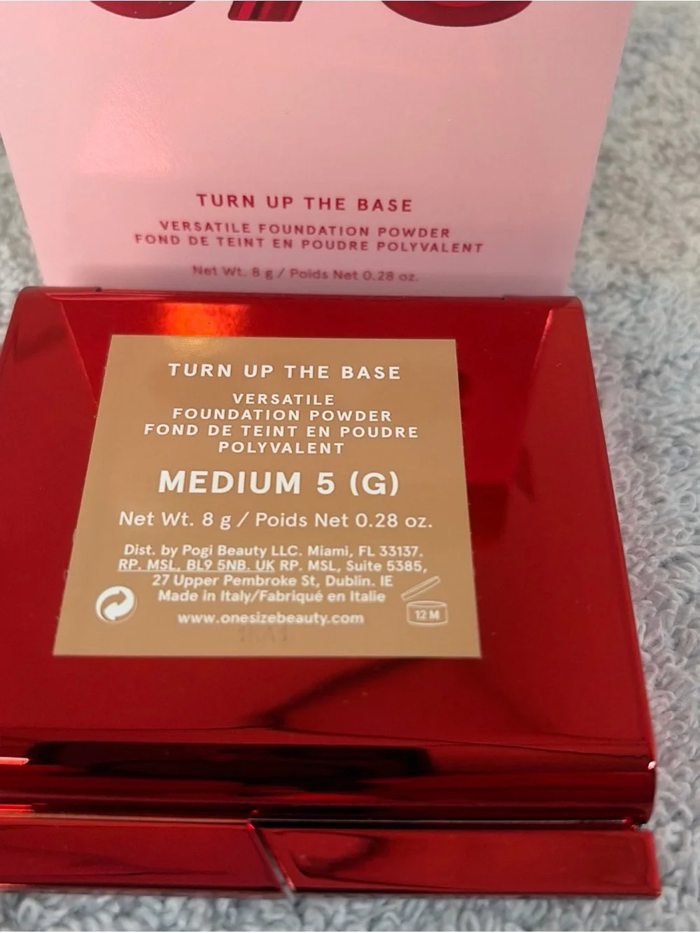 ONE/SIZE VERSATILE Foundation Powder Medium-Tan 5(G) golden undertones. EC0100